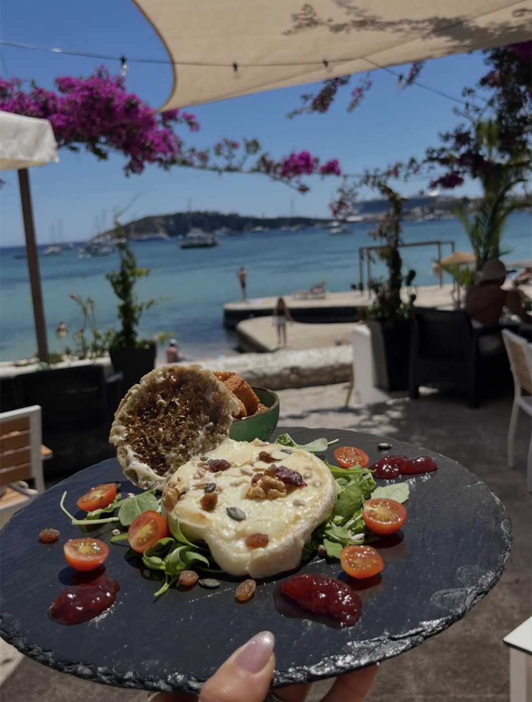 Vistas a la bahía desde la terraza